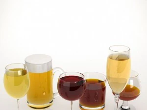 hq details vol01 alcohol bottles 3D Model