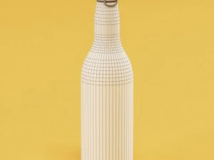 hq details vol01 alcohol bottles 3D Model
