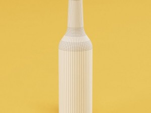 hq details vol01 alcohol bottles Modello 3D