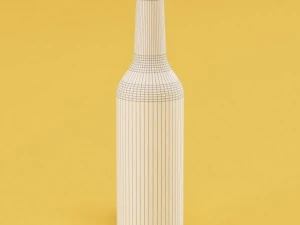 hq details vol01 alcohol bottles 3D Model