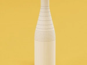 hq details vol01 alcohol bottles 3D Model