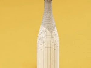 hq details vol01 alcohol bottles 3D Model
