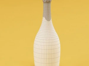hq details vol01 alcohol bottles 3D Model