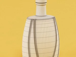 hq details vol01 alcohol bottles 3D Model