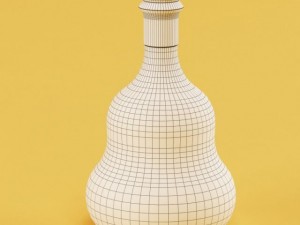 hq details vol01 alcohol bottles Modello 3D
