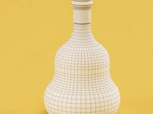 hq details vol01 alcohol bottles 3D Model