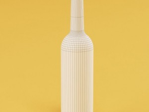 hq details vol01 alcohol bottles Modello 3D