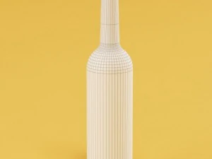 hq details vol01 alcohol bottles 3D Model