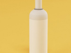 hq details vol01 alcohol bottles Modello 3D