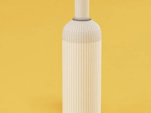 hq details vol01 alcohol bottles 3D Model