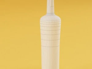 hq details vol01 alcohol bottles 3D Model