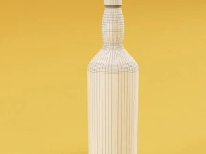 hq details vol01 alcohol bottles 3D Model