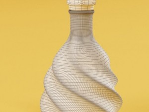 hq details vol01 alcohol bottles Modello 3D