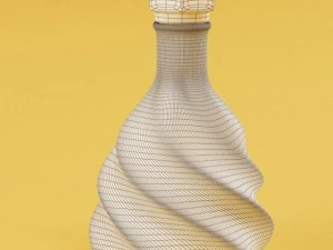 hq details vol01 alcohol bottles 3D Model