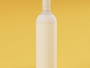 hq details vol01 alcohol bottles Modello 3D