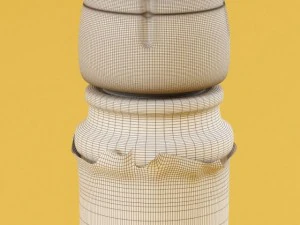 hq details vol01 alcohol bottles 3D Model
