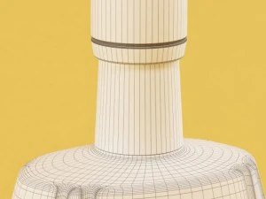 hq details vol01 alcohol bottles 3D Model