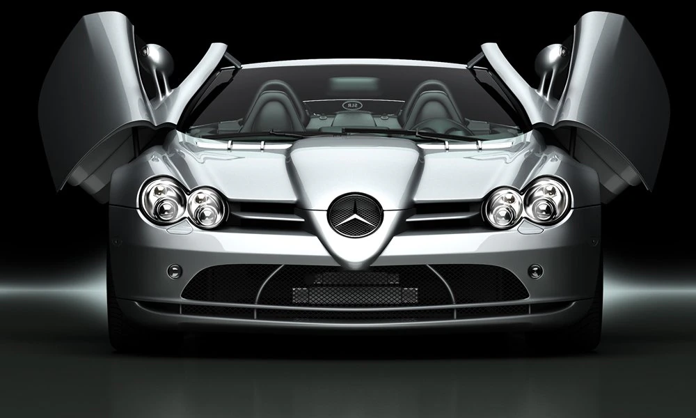 mercedes benz slr mclaren 3D Model .c4d .max .obj .3ds .fbx .stl .blend 
