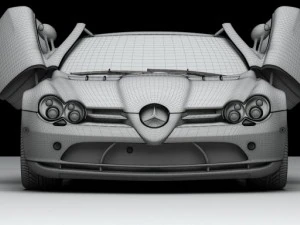 mercedes benz slr mclaren 3D Model