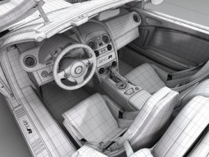 mercedes benz slr mclaren Model 3D
