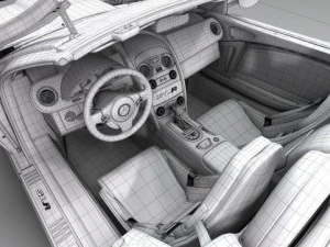 mercedes benz slr mclaren 3D Model