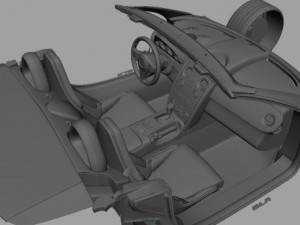 mercedes benz slr mclaren Model 3D