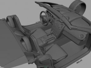 mercedes benz slr mclaren 3D Model