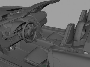 mercedes benz slr mclaren Model 3D