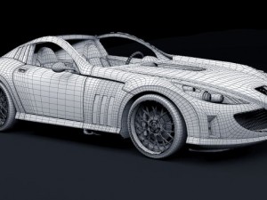 peugeot 907 concept 3D मॉडल