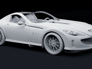 peugeot 907 concept 3D मॉडल