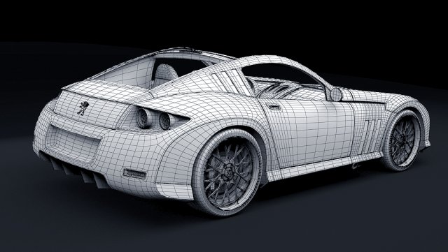 Download peugeot 907 concept 3D Model