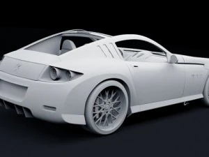peugeot 907 concept 3D Model