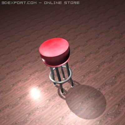 stool Model 3D .c4d .max .obj .3ds .fbx .stl .blend 