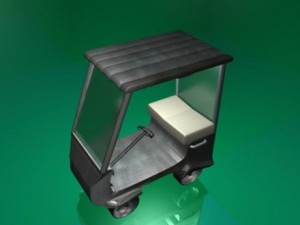 golf cart Model 3D
