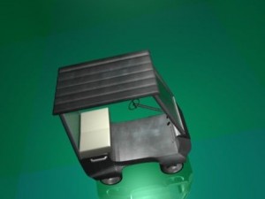 golf cart 3D मॉडल