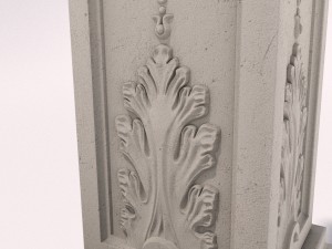 concrete watertap column Modelo 3D