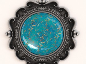 torquoise pendant 3D Model