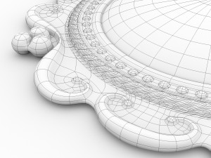 torquoise pendant Modèle 3D