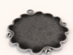 torquoise pendant Modèle 3D