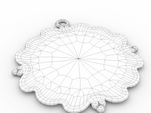 torquoise pendant Modèle 3D