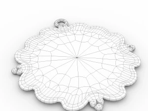 torquoise pendant 3D Model