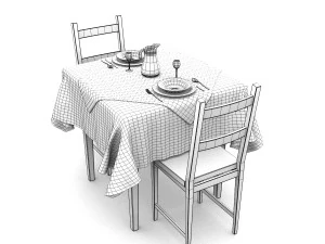 dining table 3D Model