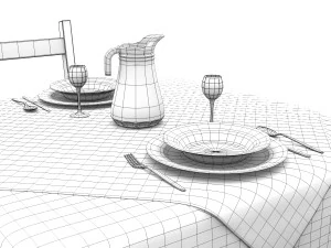dining table 3D Model