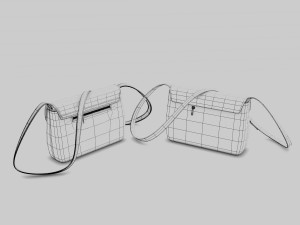 red handbag Modelo 3D