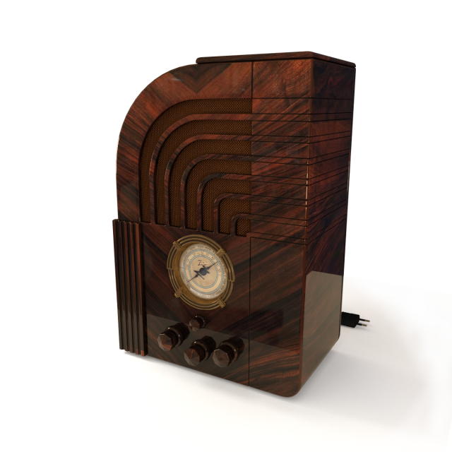 zenith 812 radio 3D 모델 .c4d .max .obj .3ds .fbx .stl .blend 