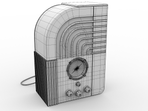 zenith 812 radio 3D 모델