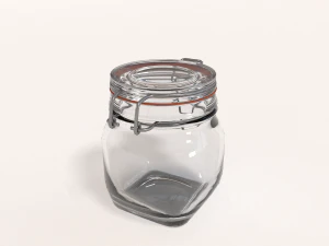 tarro de cristal - pequeño Modelo 3D