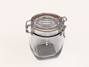 glass jar - small 3D 模型