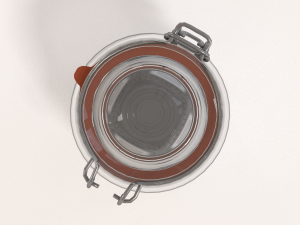 glass jar - small 3D 模型