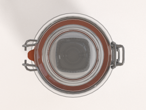 glass jar - medium 3D 模型
